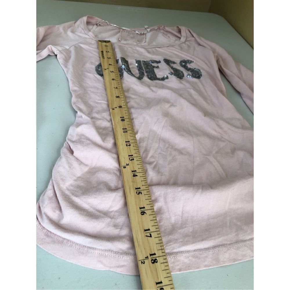 Guess Women’s Pink Long Sleeve Shirt Size S - Picture 8 of 11